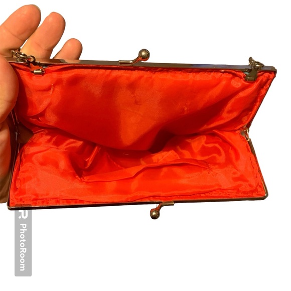 RARE America Flag Eagle FULLY Beaded Purse With Strap - Picture 4 of 4